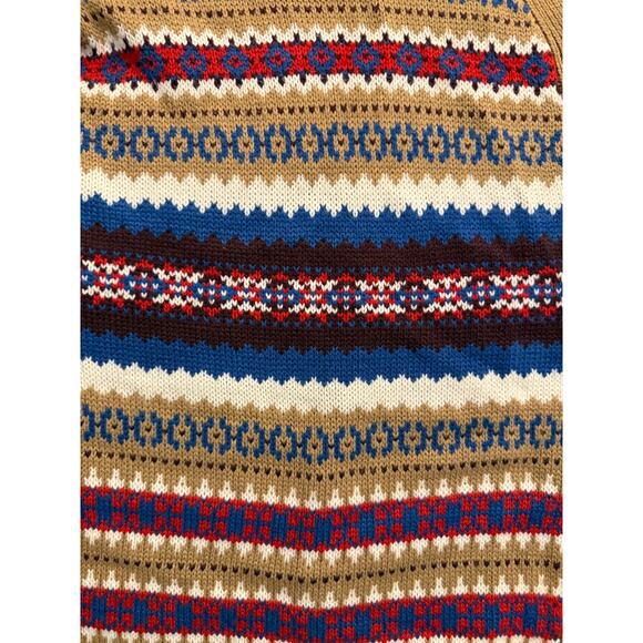 Lane Bryant Fair Isle Cardigan Button Up Sweater 22/24 Acrylic Academia Cozy - Picture 8 of 9